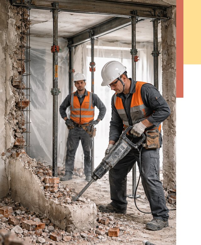 Снос несущих стен в Искитиме от 10447 руб. — демонтаж несущей стены под ключ | ОТДЕЛОЧНИК-Скм