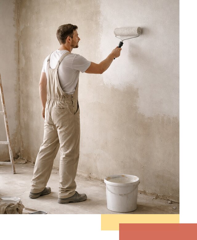 Грунтовка стен под отделку в Искитиме профессиональным раствором