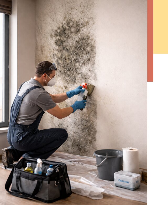 Удаление плесени со стен в Искитиме от 2191 руб. — быстро и недорого | ОТДЕЛОЧНИК-Скм