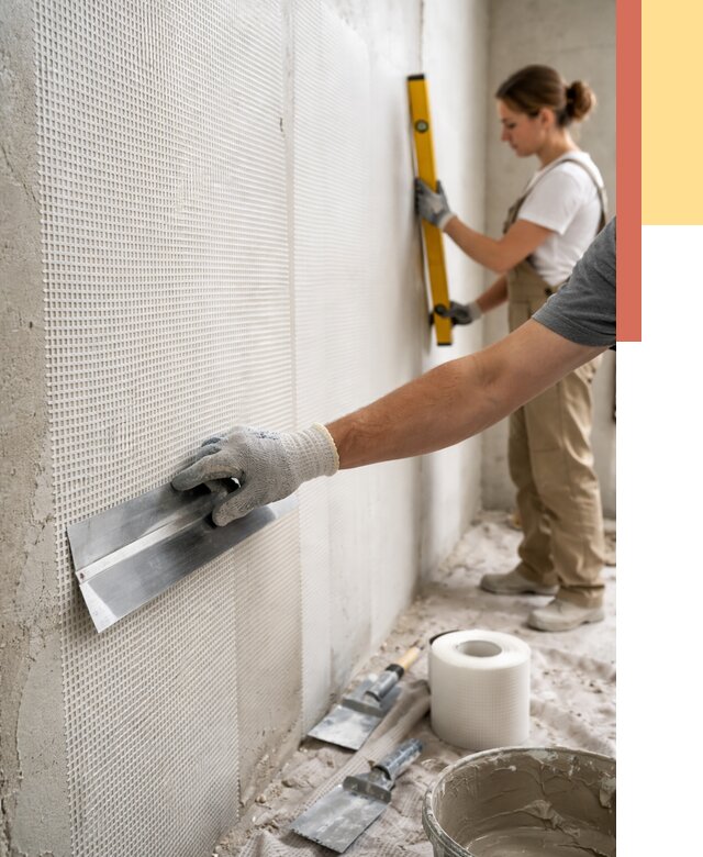 Армирование стен стеклосеткой в Искитиме от 3261 руб. под ключ | ОТДЕЛОЧНИК-Скм