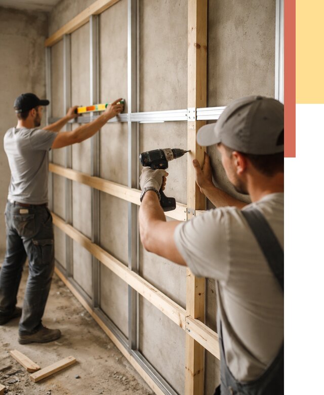 Устройство обрешетки под панели в Искитиме от 2140 руб. — монтаж под ключ | ОТДЕЛОЧНИК-Скм