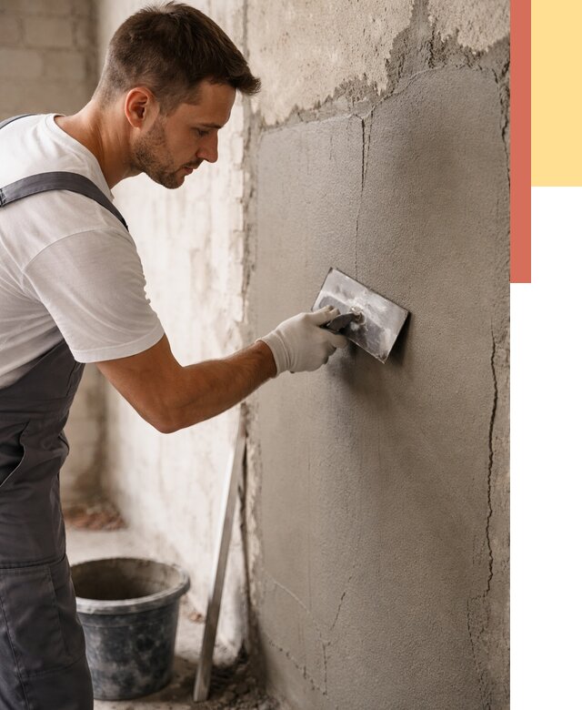 Штукатурка стен под плитку в Искитиме от 4281 руб./м2 — выравнивание под плитку | ОТДЕЛОЧНИК-Скм