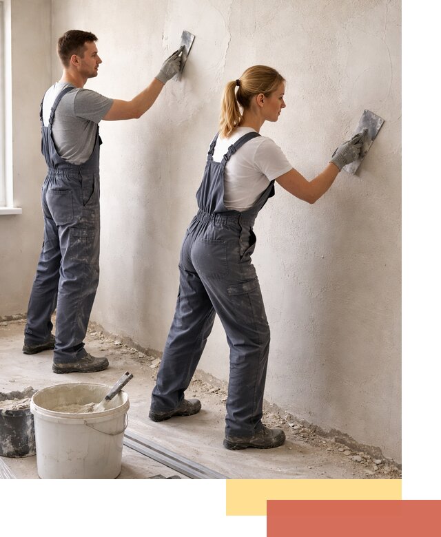 Штукатурка стен под обои в Искитиме профессионально и быстро