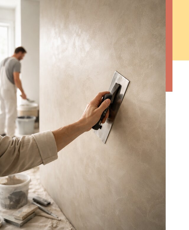 Венецианская штукатурка в Искитиме от 3567 руб/м² — нанесение стен под ключ | ОТДЕЛОЧНИК-Скм