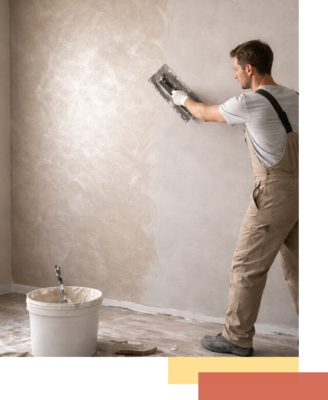 Декоративная штукатурка «Мокрый шелк» под ключ в Искитиме