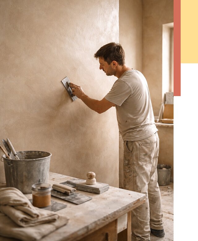 Марокканская штукатурка таделакт в Искитиме под ключ от 4281 руб. | ОТДЕЛОЧНИК-Скм