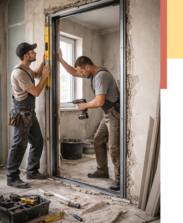 Закладка дверного проема в Искитиме от 3567 руб. — быстро и недорого | ОТДЕЛОЧНИК-Скм