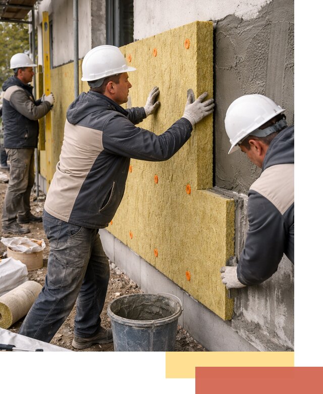 Утепление стен минватой в Искитиме — тепло и звукоизоляция