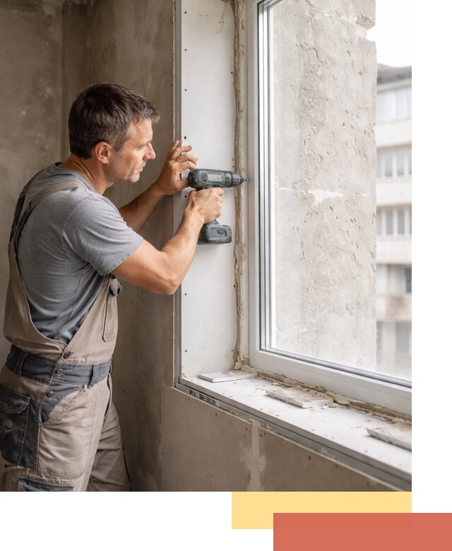 Монтаж гипсокартонных откосов в Искитиме под ключ