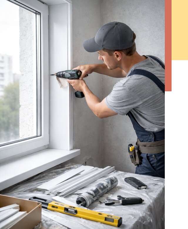 Установка пластиковых откосов в Искитиме от 2293 руб. | ОТДЕЛОЧНИК-Скм монтаж, быстро и недорого