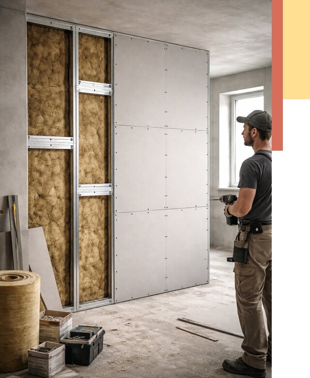 Усиленная перегородка под навеску в Искитиме от 13046 руб. — монтаж под ключ | ОТДЕЛОЧНИК-Скм