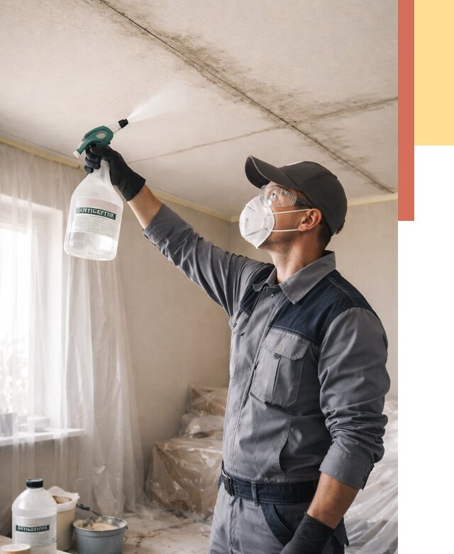 Антисептическая обработка потолка в Искитиме от 2548 руб. | ОТДЕЛОЧНИК-Скм