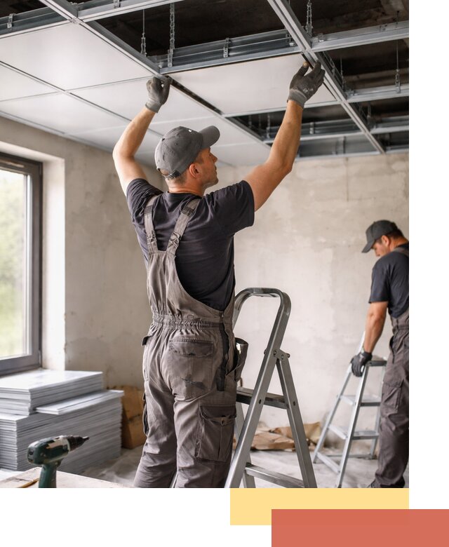 Монтаж кассетного потолка в Искитиме качественно и быстро