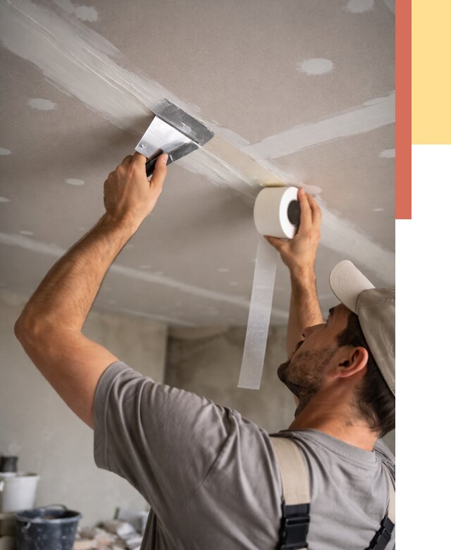 Обработка швов потолка ГКЛ в Искитиме от 7644 руб. под ключ | ОТДЕЛОЧНИК-Скм