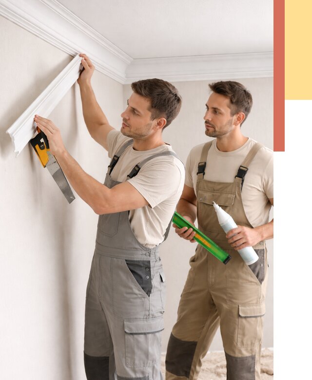 Монтаж потолочного плинтуса в Искитиме от 2344 руб. — быстро и недорого | ОТДЕЛОЧНИК-Скм