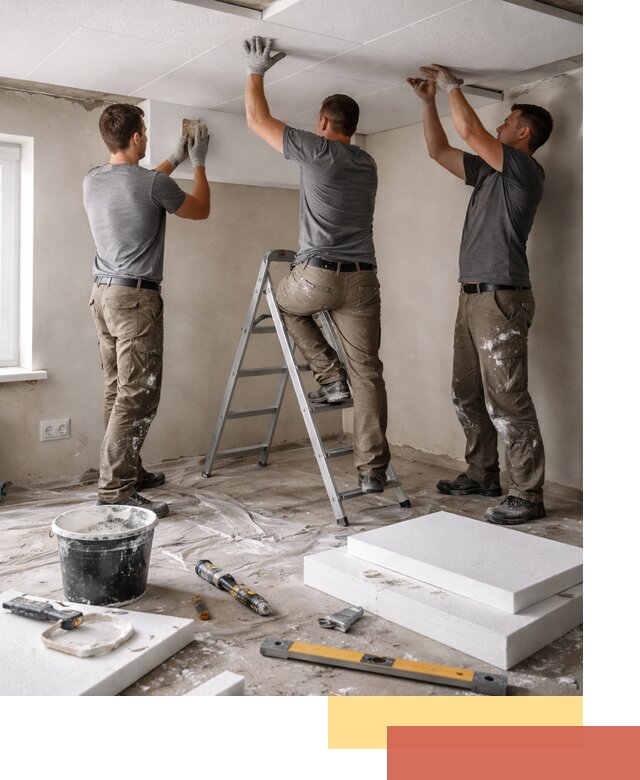 Утепление потолка пенопластом в Искитиме быстро и качественно